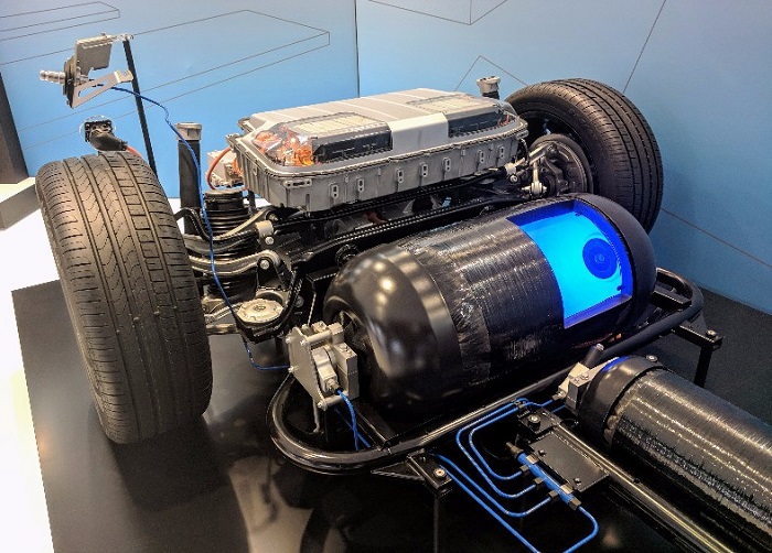 Sistem mobil hydrogen pada mercedes